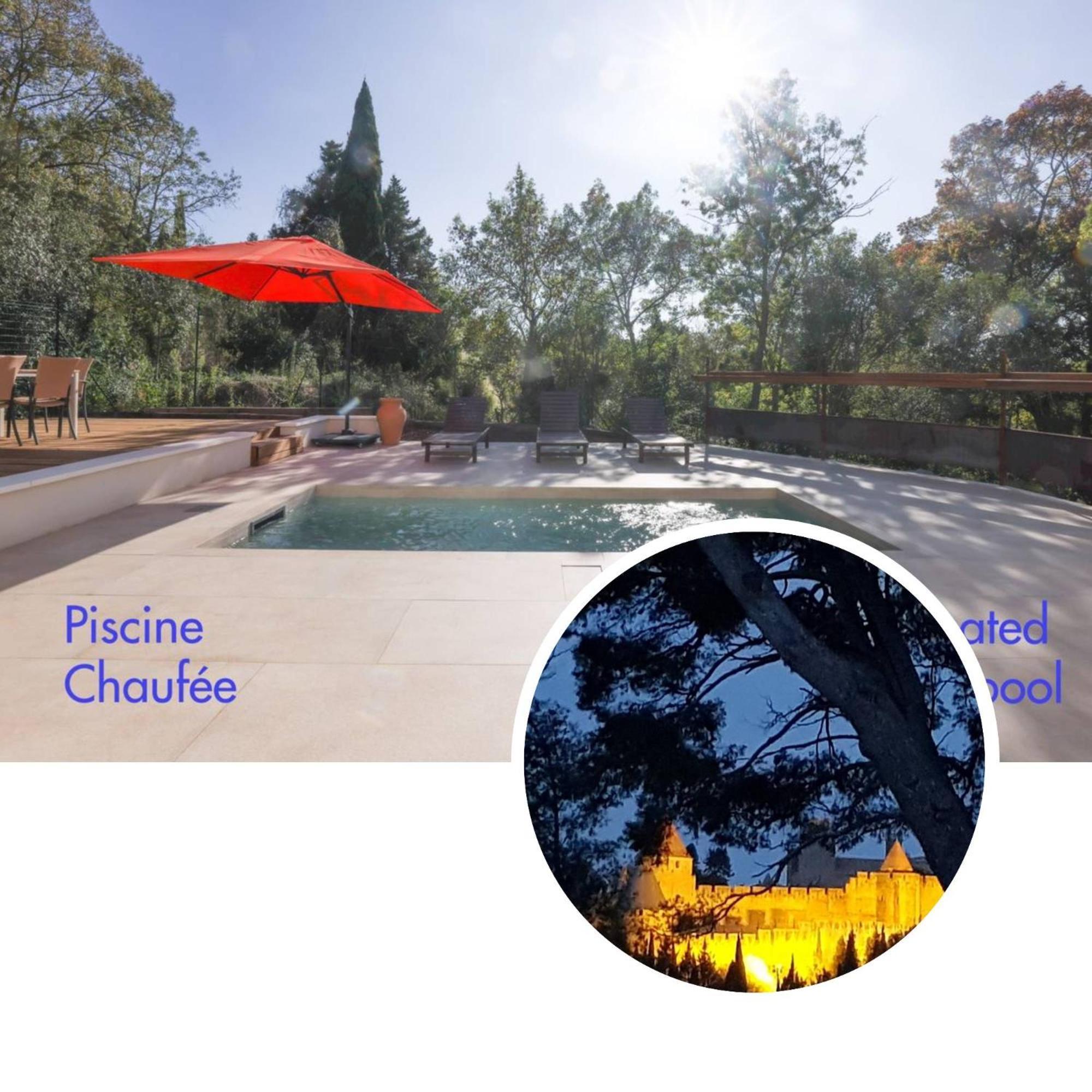 Villa St Francois Piscine Privee Chauffee ,Clim ,Parking Gratuit Каркассон Экстерьер фото
